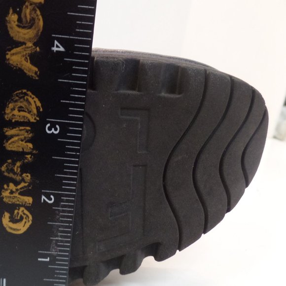 FLY London Black Leather Wedge Lace Up Sandals Shoes "Ylfa" Size 41 or US 10.5 - Picture 12 of 12